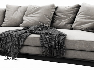 bb italia aurae sofa Model 3D