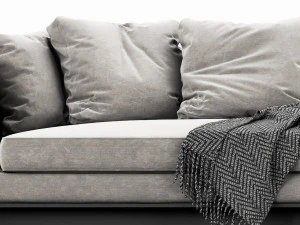 bb italia aurae sofa 3D Model