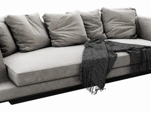 bb italia aurae sofa 3D Model