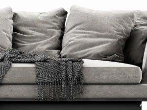 bb italia aurae sofa 3D Model