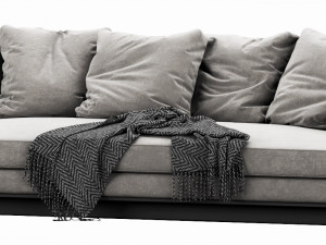 bb italia aurae sofa Model 3D