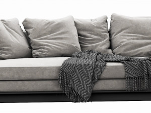 bb italia aurae sofa Model 3D