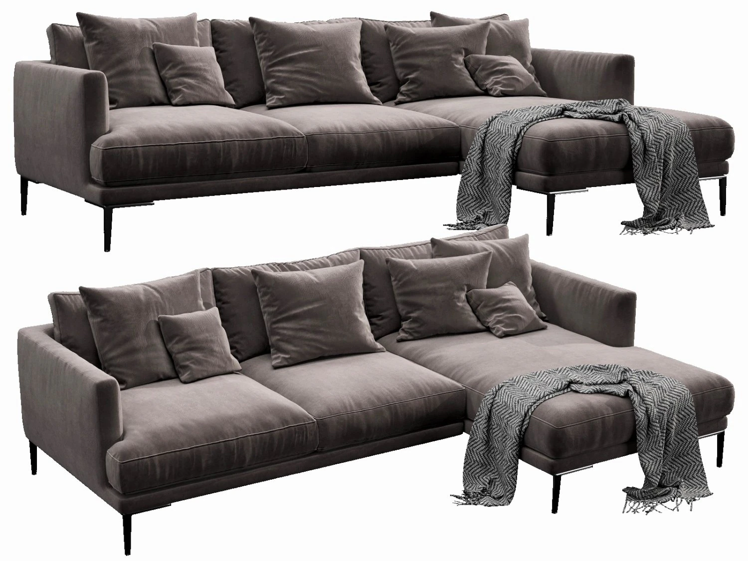 bonaldo paraiso chaise lounge 3D Model .c4d .max .obj .3ds .fbx .stl .blend 