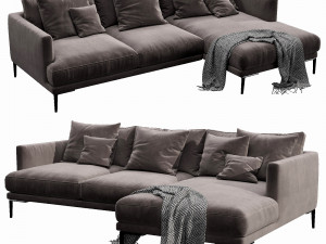 bonaldo paraiso chaise lounge 3D-Modell