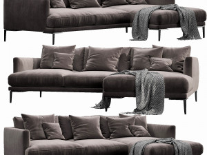 bonaldo paraiso chaise lounge 3D-Modell