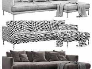 bonaldo paraiso chaise lounge 3D-Modell