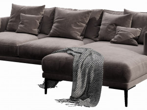 bonaldo paraiso chaise lounge 3D-Modell