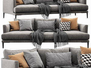 bonaldo paraiso 3 seater 3D 모델