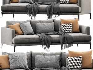 bonaldo paraiso 3 seater 3D 모델