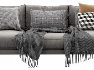 bonaldo paraiso 3 seater 3D 모델