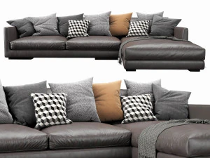 फ्लेक्सफॉर्म मैग्नम चेज़ लाउंज 3D मॉडल