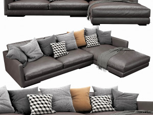 flexform magnum chaise lounge 3D 모델