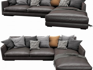 flexform magnum chaise lounge 3D 모델