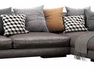 flexform magnum chaise lounge 3D 모델