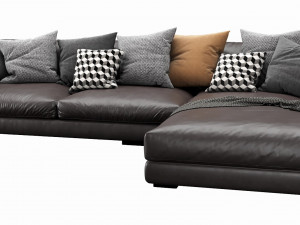 flexform magnum chaise lounge 3D 모델
