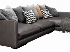 flexform magnum chaise lounge 3D 모델