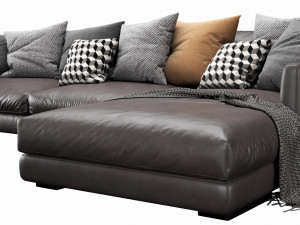 flexform magnum chaise lounge 3D 모델