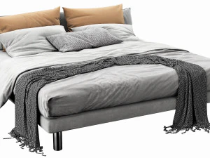meridiani oliver bed 3D Model