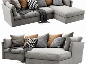 meridiani queen chaise lounge 3D Modell