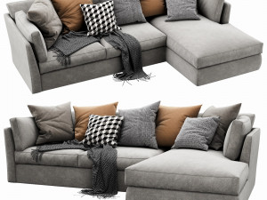 meridiani queen chaise lounge 3D Modell