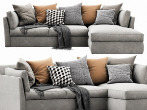 meridiani queen chaise lounge 3Dモデル
