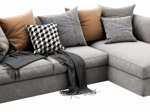 meridiani queen chaise lounge 3D Modell