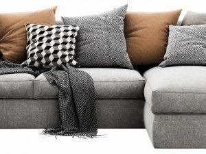 meridiani queen chaise lounge 3D Modell