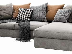 meridiani queen chaise lounge 3D Modell