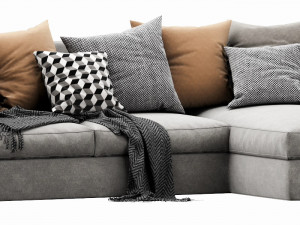 meridiani queen chaise lounge 3D Modell