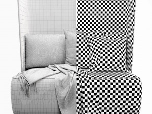 keaton fit by meridiani Modèle 3D