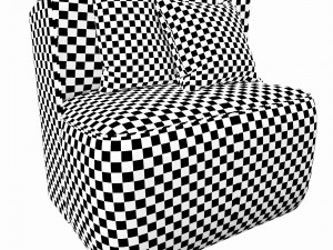 meridiani keaton fit armchair 3D-Modell