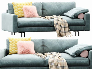 interface azul Modelo 3D