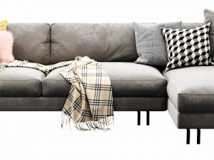 interface blues chaise lounge Model 3D