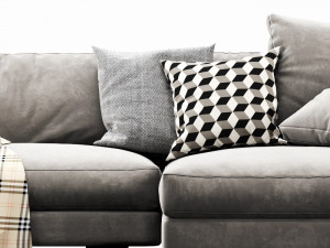 interface blues chaise lounge Model 3D