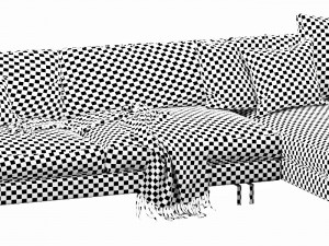 interface blues chaise lounge Model 3D