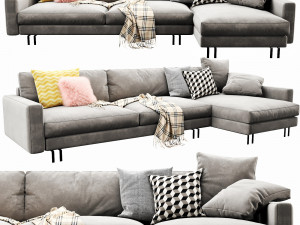 interface blues chaise lounge Model 3D