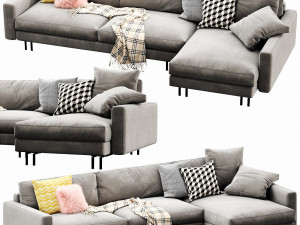 interface blues chaise lounge Model 3D