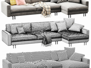 interface blues chaise lounge Model 3D