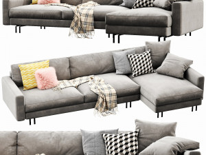 interface blues chaise lounge Model 3D