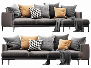 bonaldo paraiso chaise lounge 3D-Modell