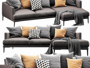 bonaldo paraiso chaise lounge Modelo 3D