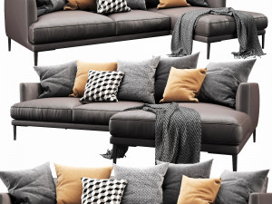 bonaldo paraiso chaise lounge Modelo 3D