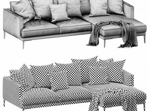 bonaldo paraiso chaise lounge Modelo 3D