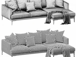 bonaldo paraiso chaise lounge 3D Model