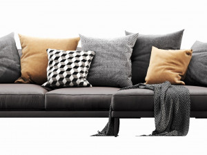 bonaldo paraiso chaise lounge Modelo 3D