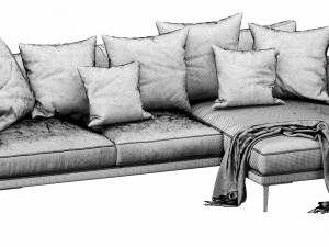bonaldo paraiso chaise lounge Modelo 3D