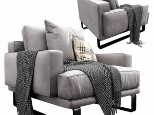 interface rex armchair 3D 모델