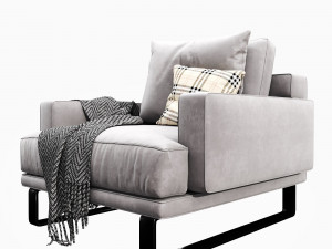 interface rex armchair 3D 모델