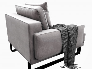 interface rex armchair 3D 모델