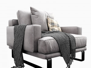 interface rex armchair 3D 모델